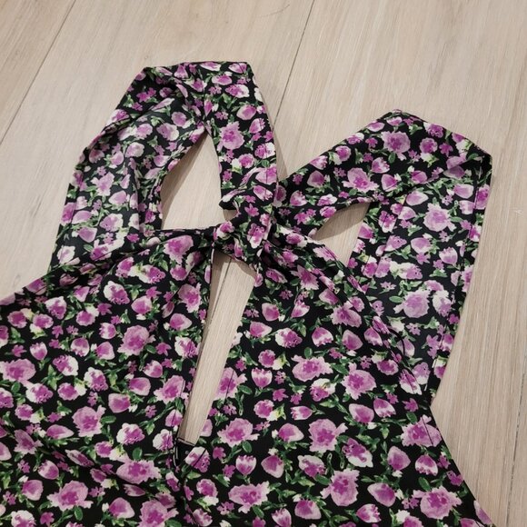 ZARA | Floral Halter Tank Top Blouse | Sz. XS - Picture 10 of 11